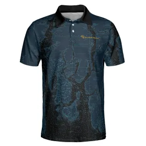 The CAC Logo Midnight Blue Men's Lightweight Sport Polo