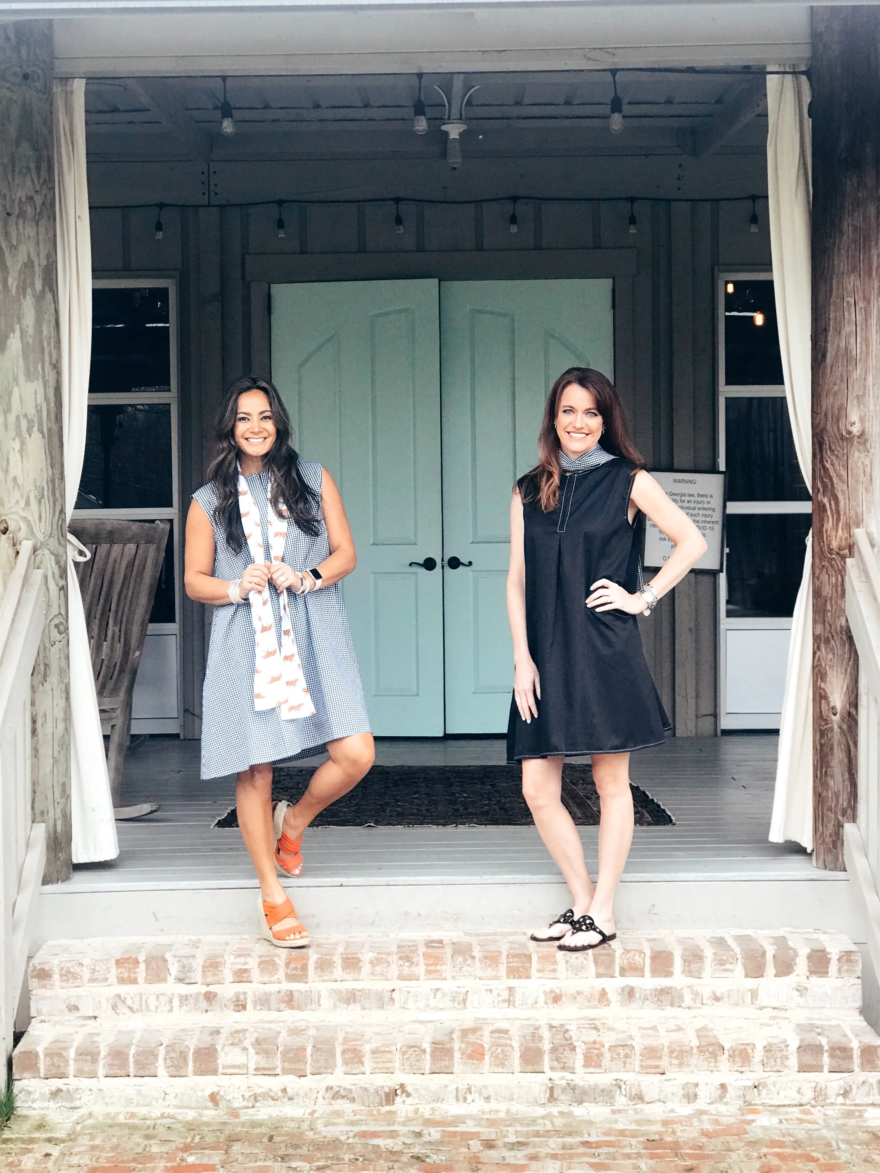 The Milton Dress in Black and White Gingham