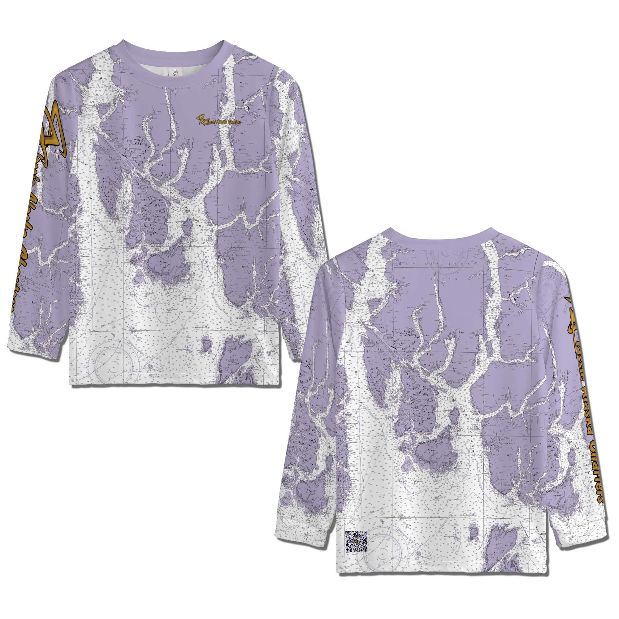 The Purple CAC Ketchikan Youth Long Sleeve Performance Tee