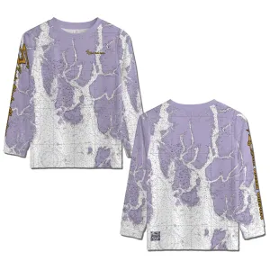 The Purple CAC Ketchikan Youth Long Sleeve Performance Tee