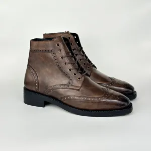 The Wingtip Boot-Hand Patina (Goodyear Welted)