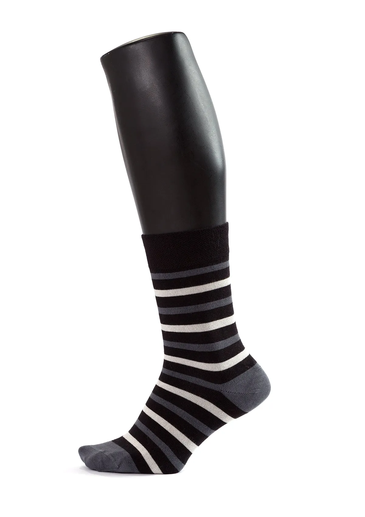 Thin Stripes Design Men Bamboo Socks