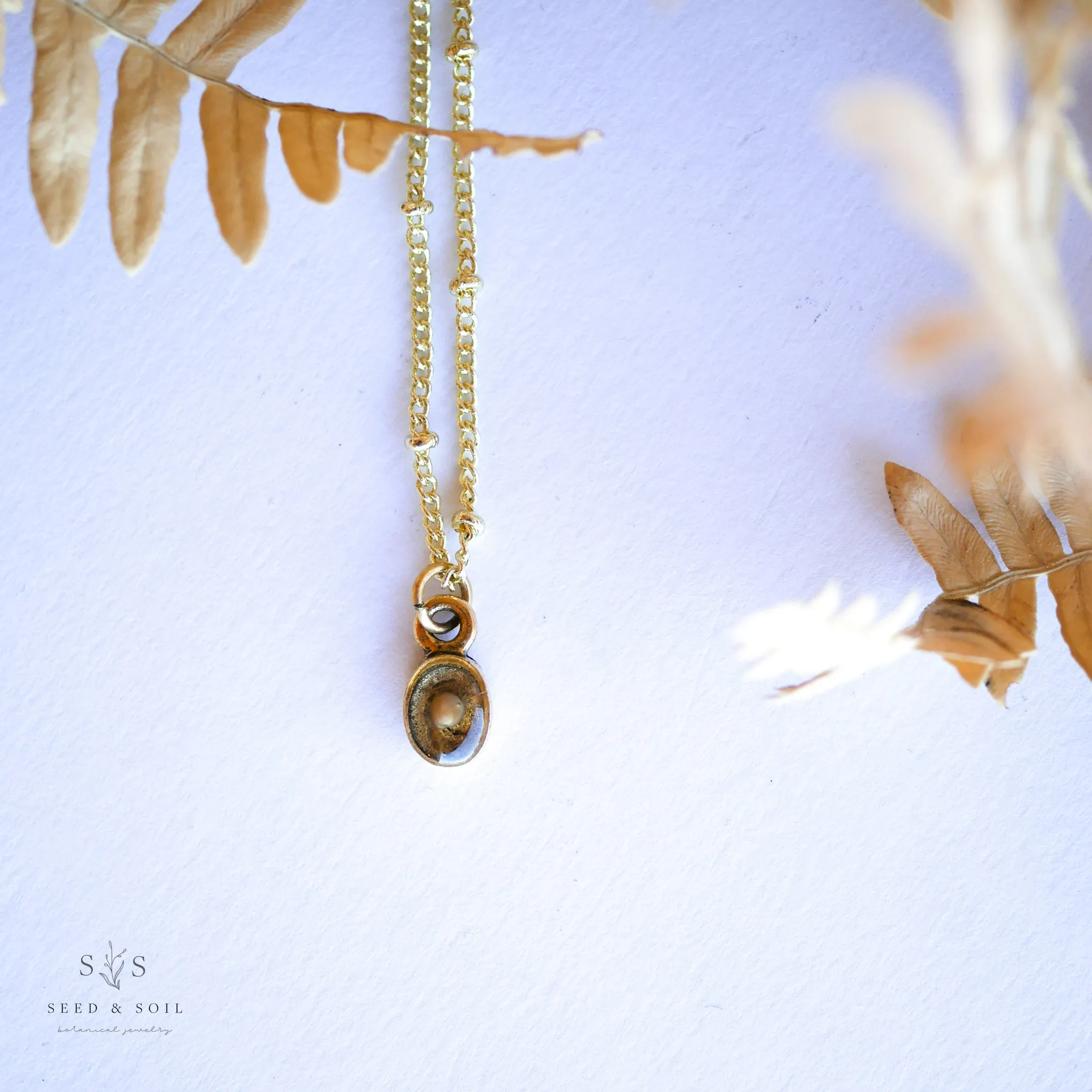 Tiny Oval Necklace