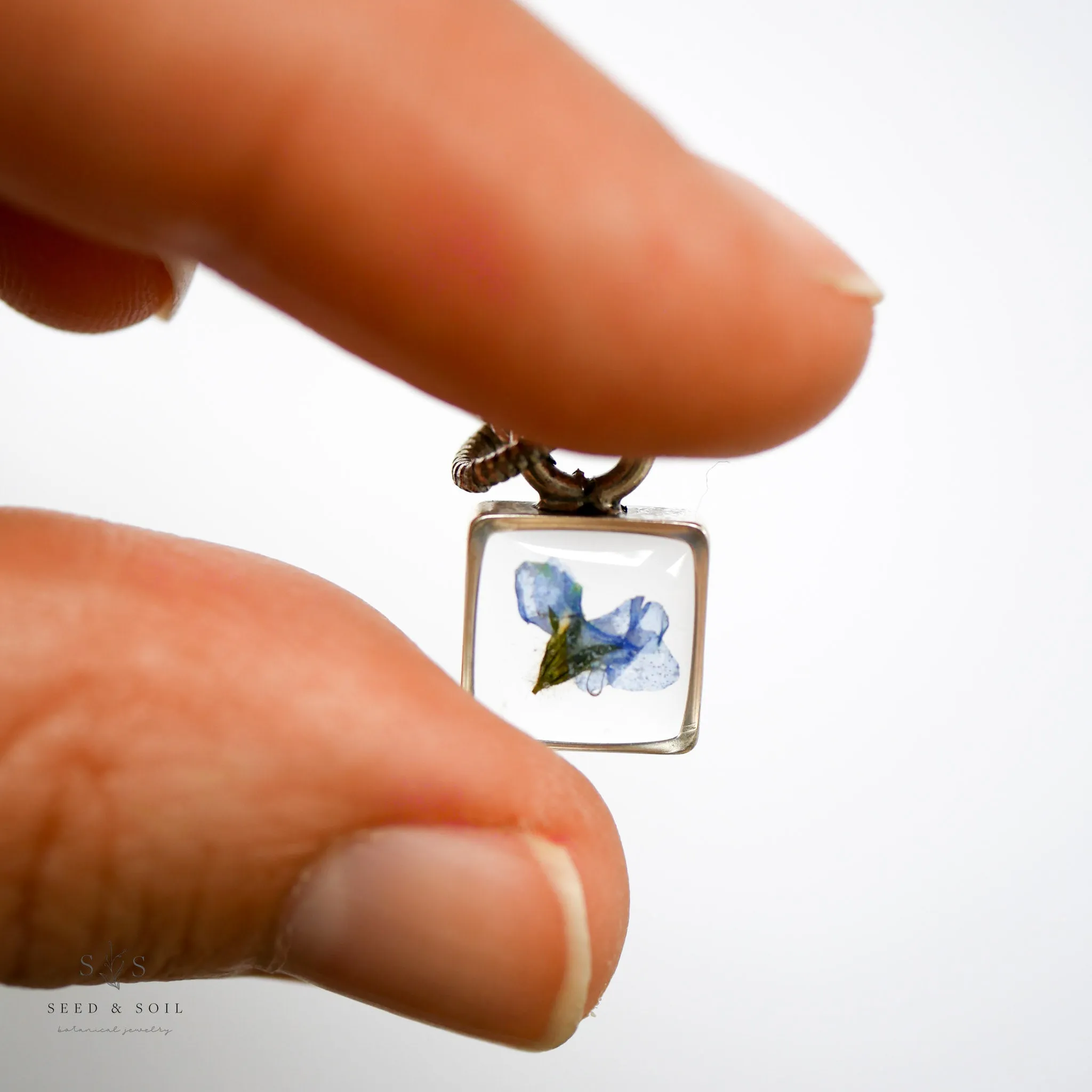 Tiny Square Pendant
