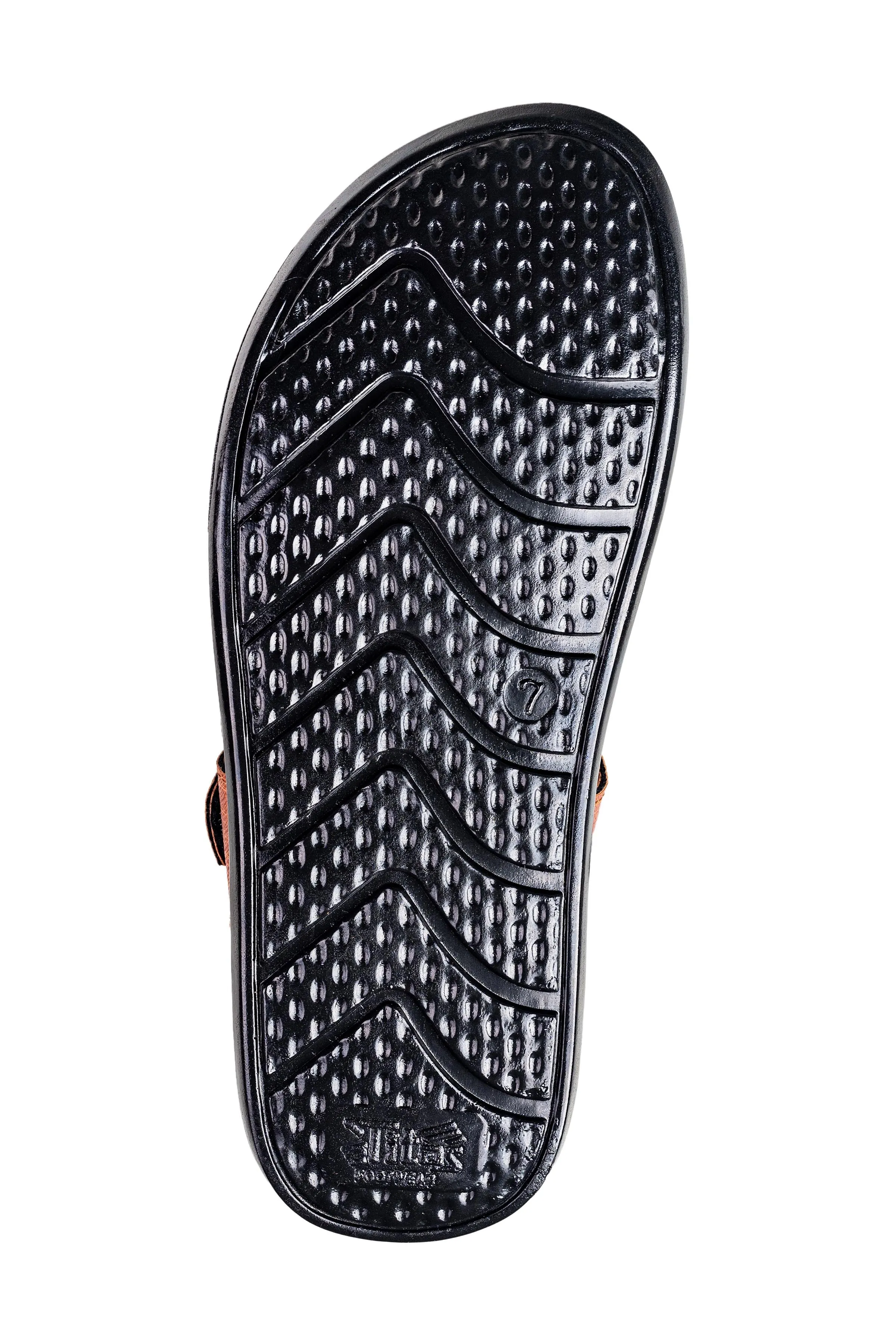 Titas Gents Tan Sandal PU