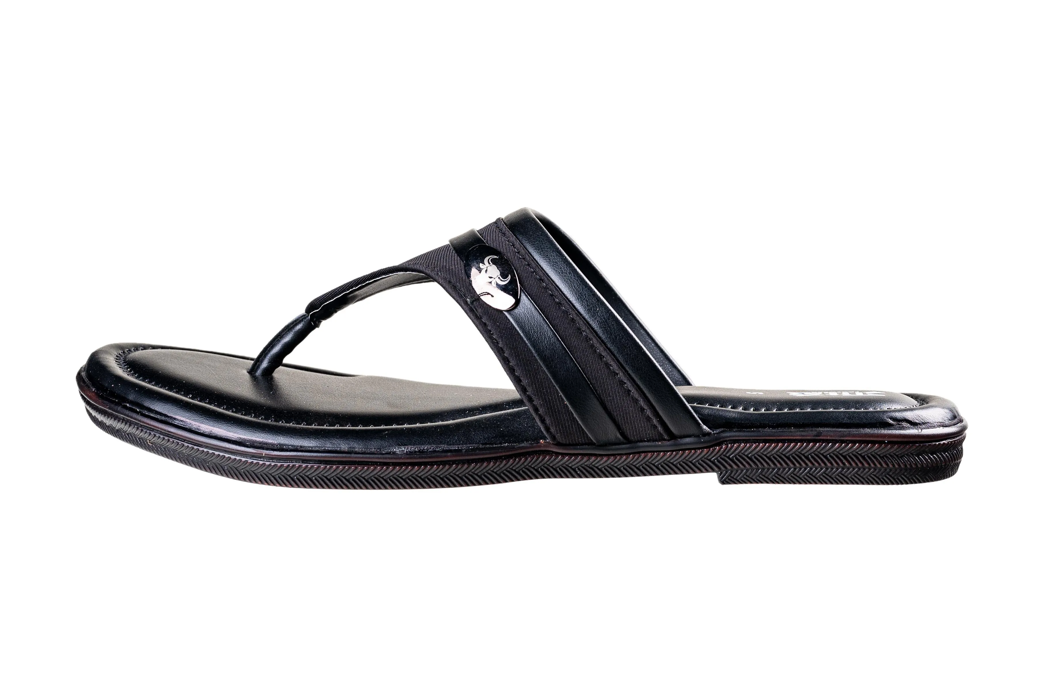 Titas Ladies Black Chappal (Cs C 230824)