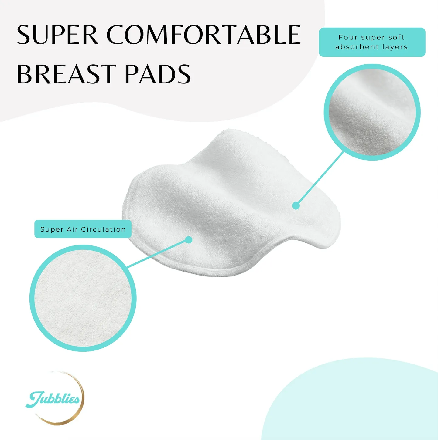 Trial Pack - reusable nursing breast pads (strictly one pack per order)