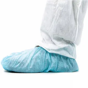 Valutek Polypropylene Lightweight Disposable Shoe Cover Blue | 40 GSM, 300 ea/Case