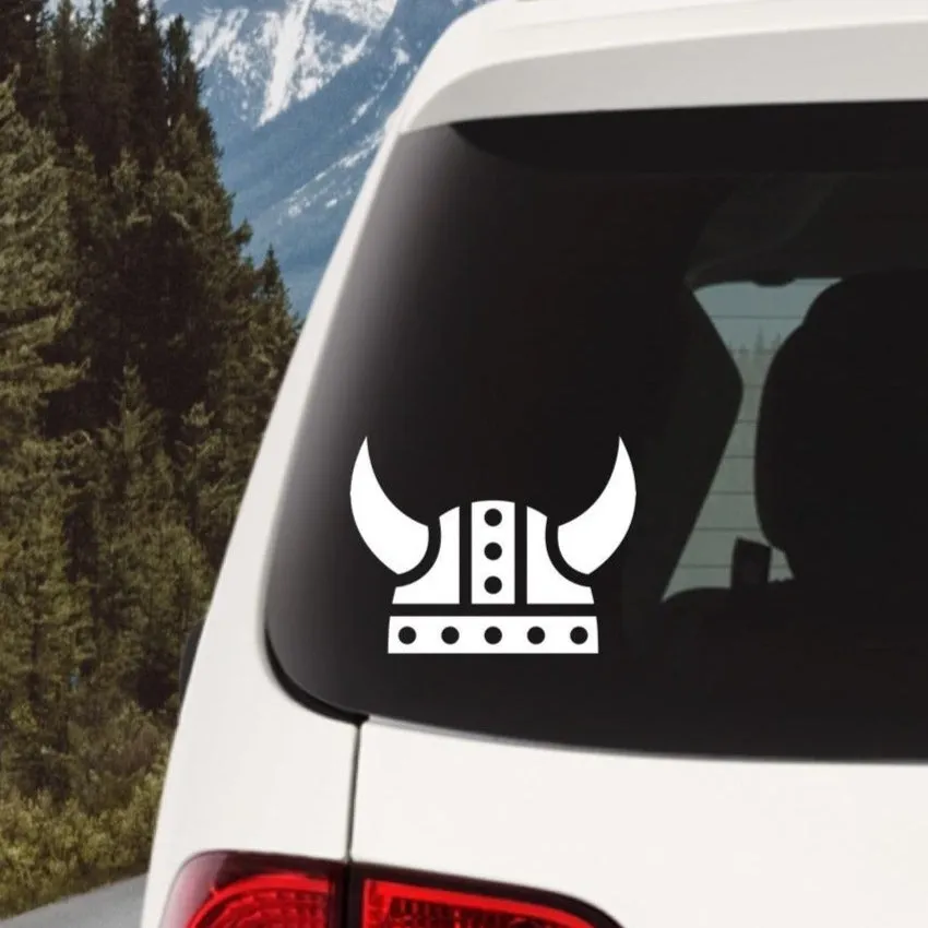 Viking Helmet Vinyl Decal
