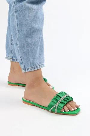 Viny - Women's Satin Bling Flats