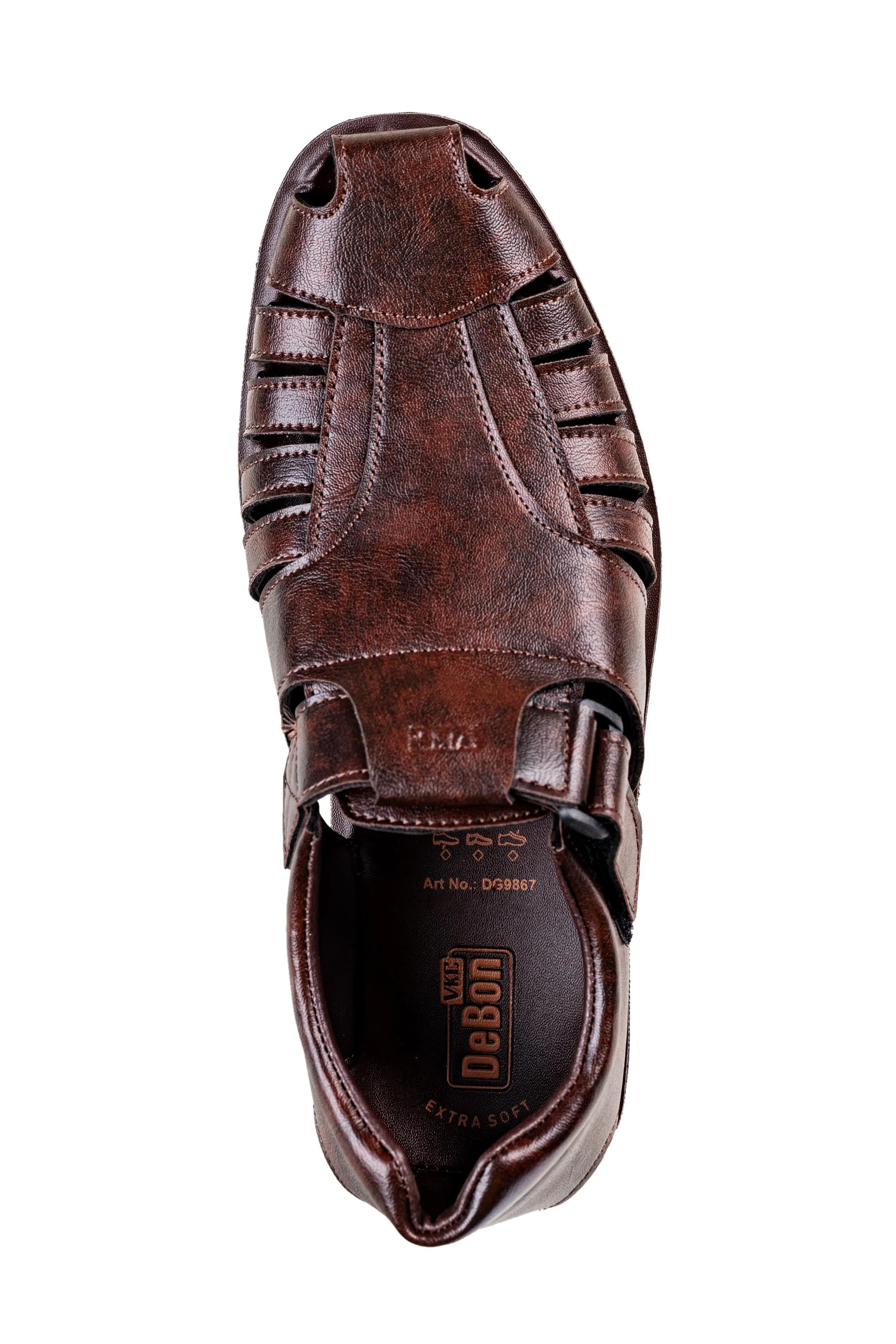 VKC Pride Gents Brown Sandal PU