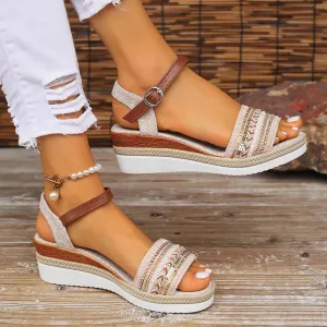 Wedge Sandals | Boho Style | Comfortable and Stylish