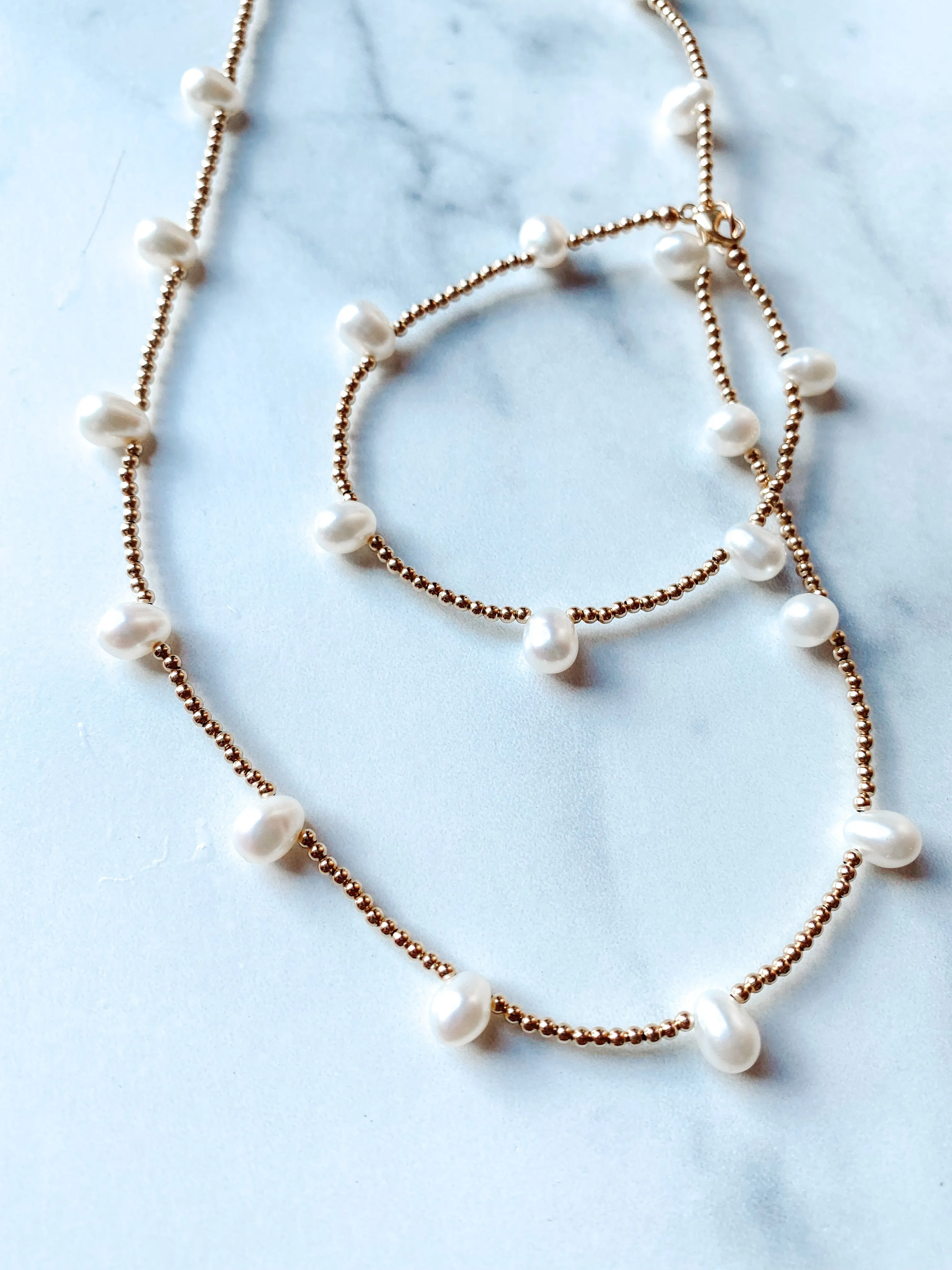 West Coast Pearl Gold Bracelet