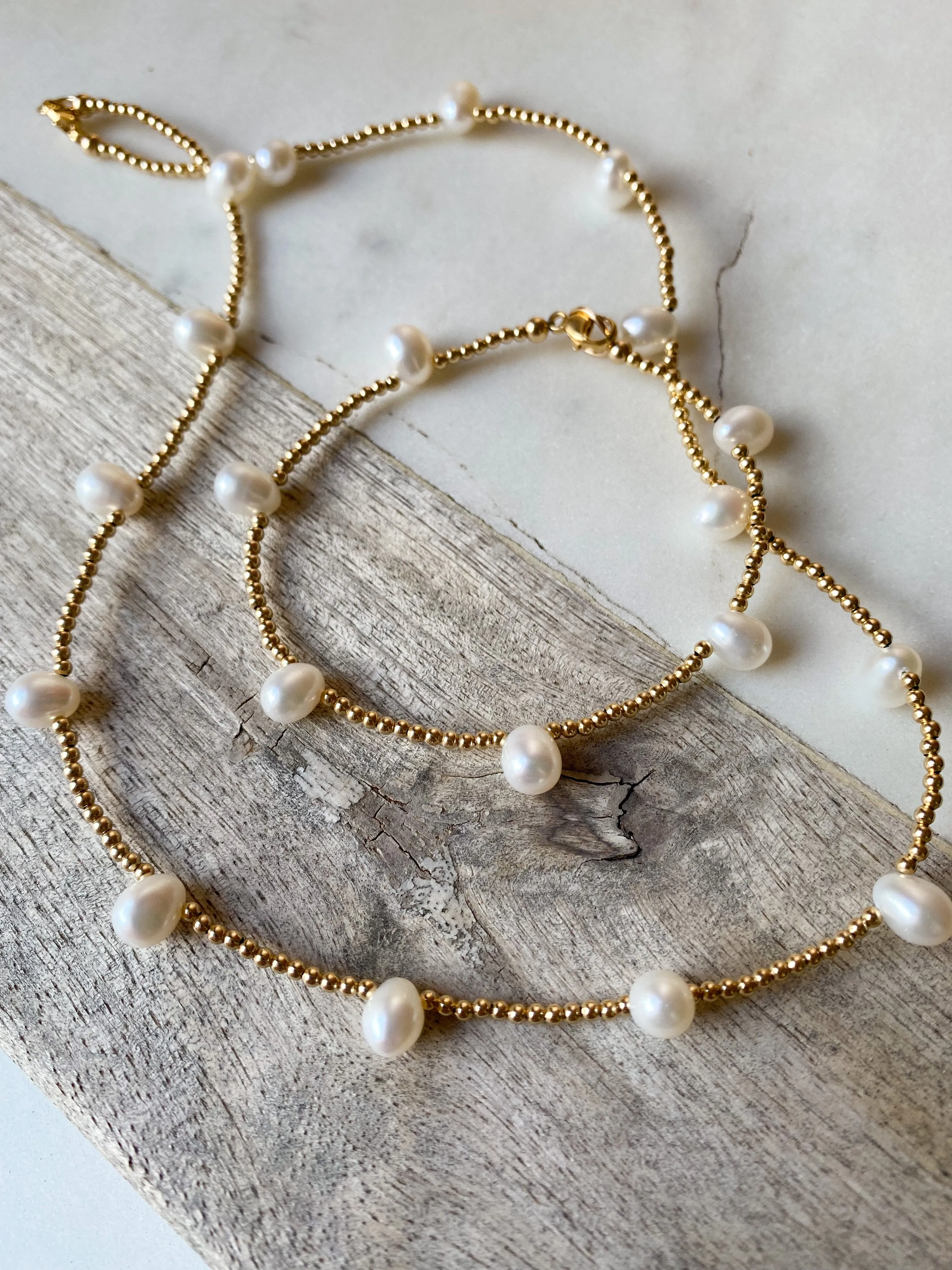 West Coast Pearl Gold Bracelet