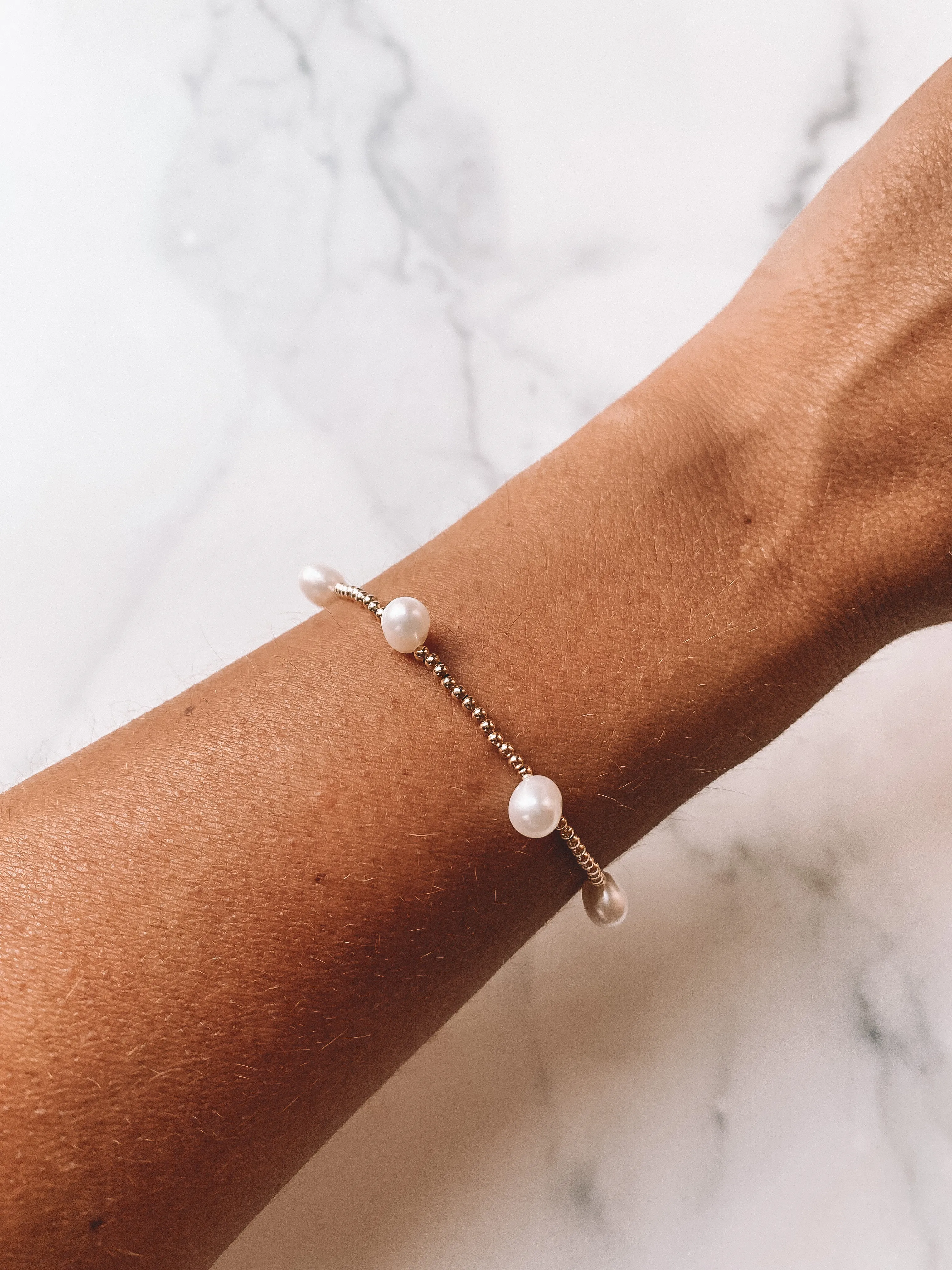West Coast Pearl Gold Bracelet