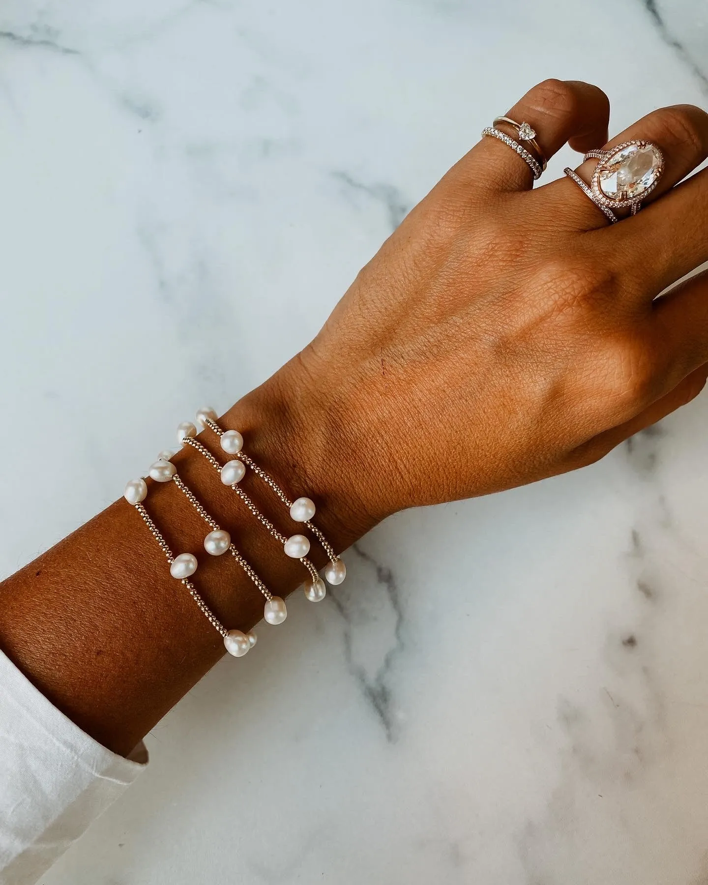 West Coast Pearl Gold Bracelet