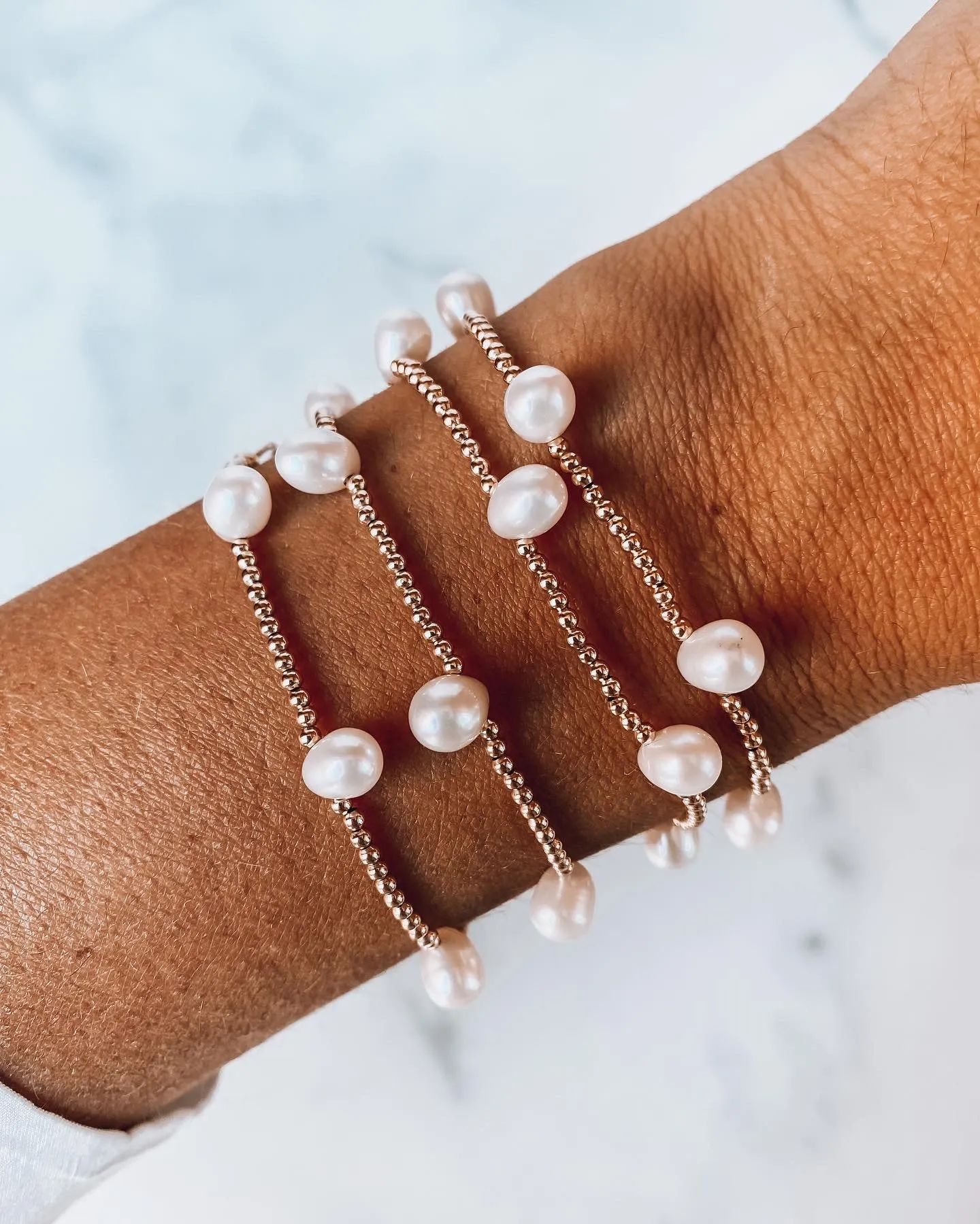 West Coast Pearl Gold Bracelet