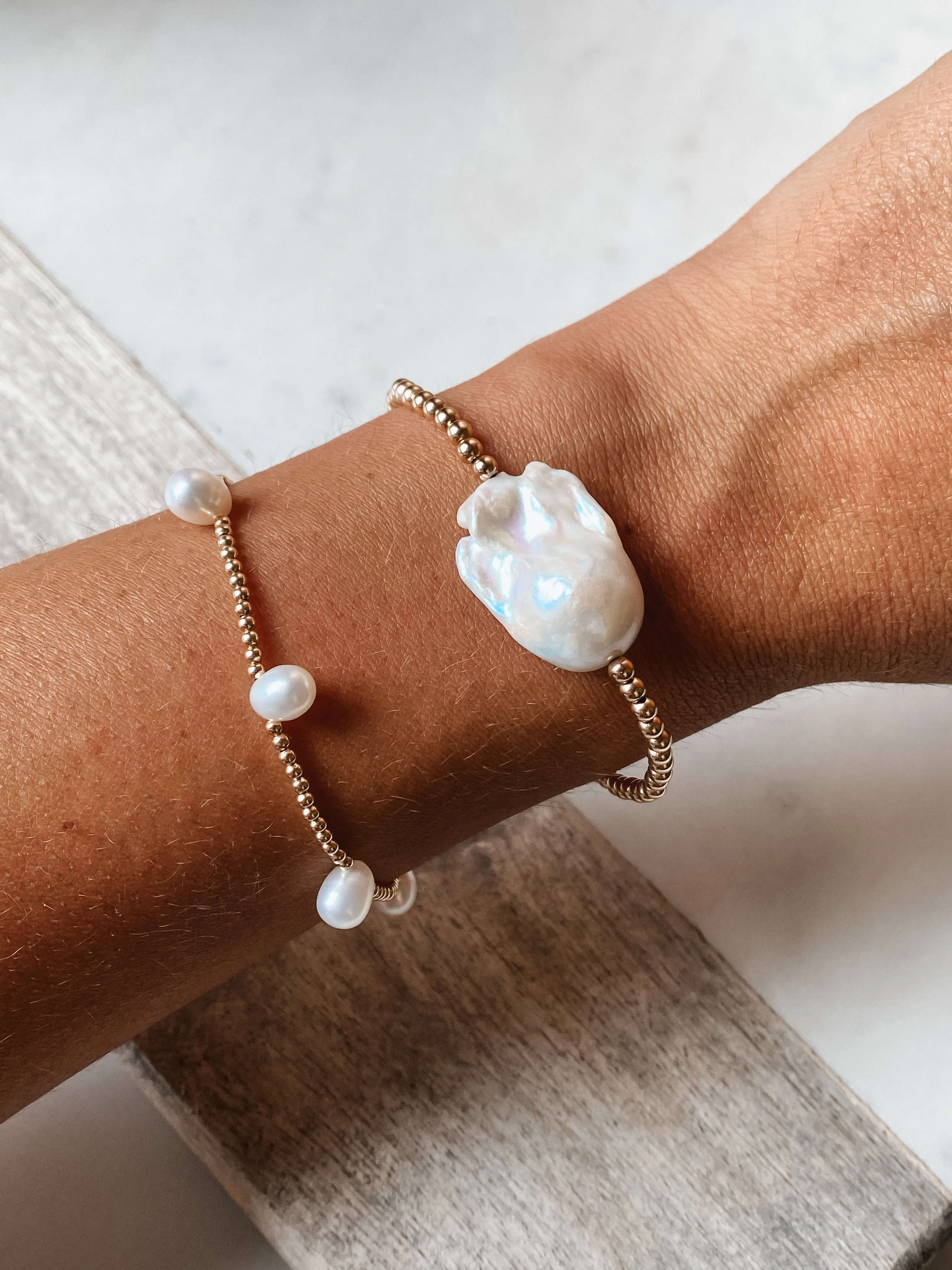 West Coast Pearl Gold Bracelet