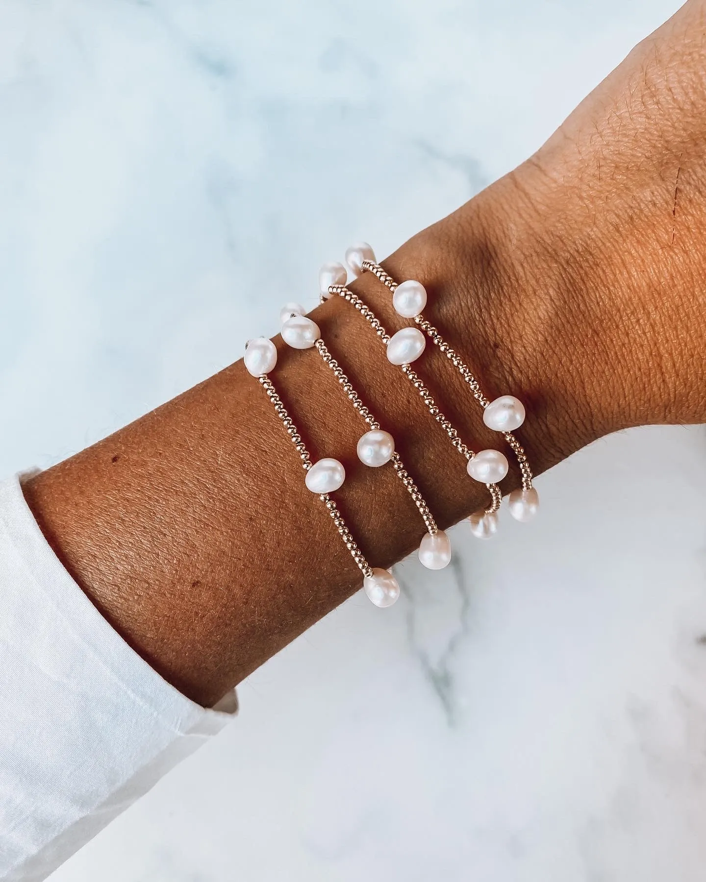 West Coast Pearl Gold Bracelet