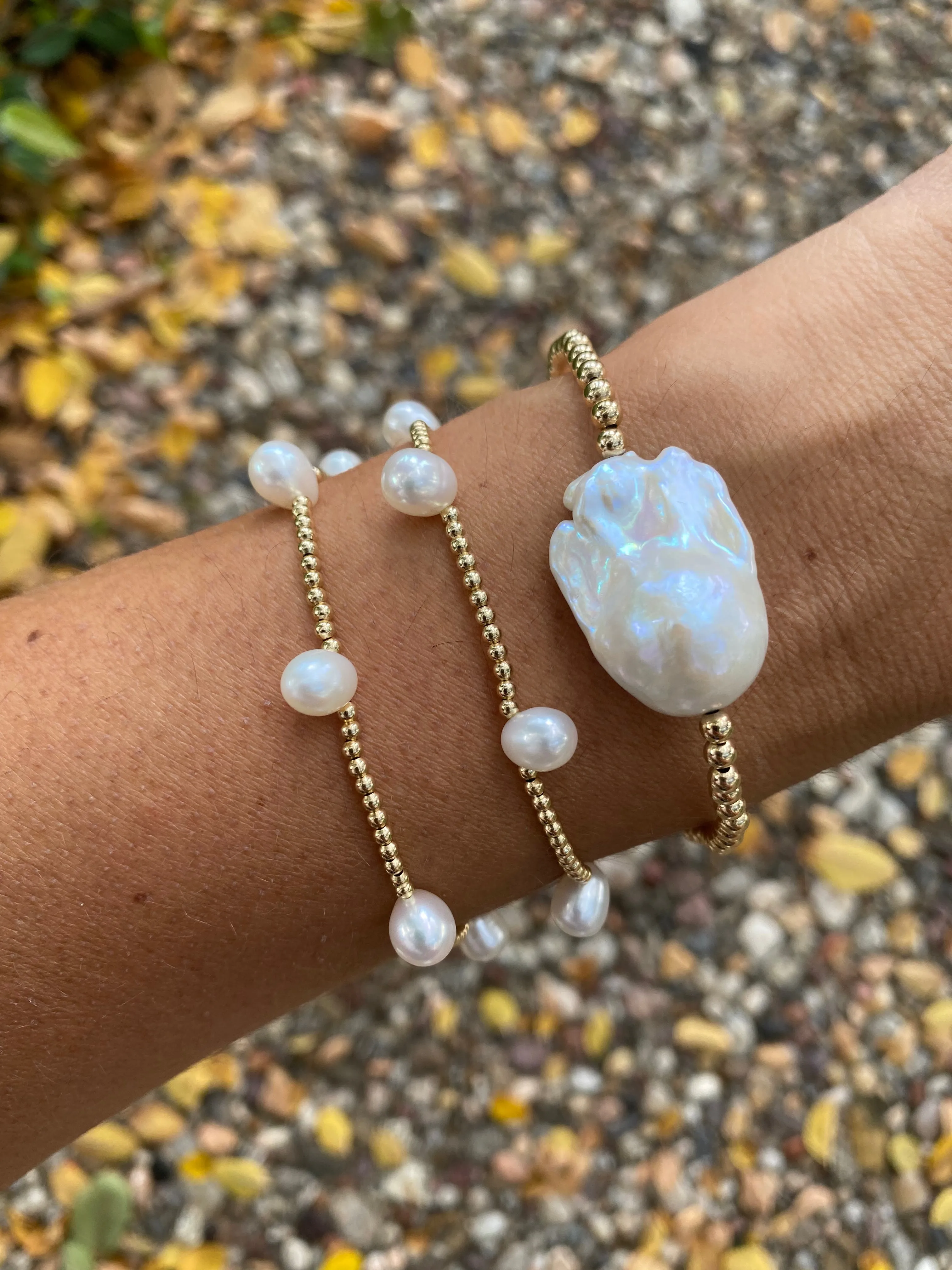 West Coast Pearl Gold Bracelet