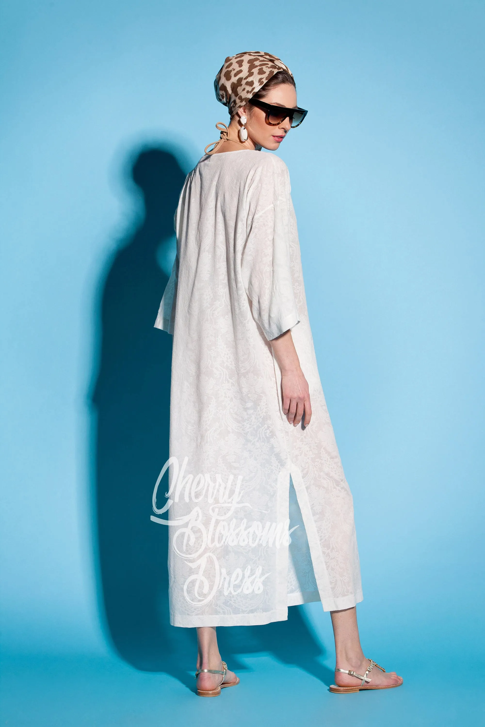 White Lace Cover Up Robe