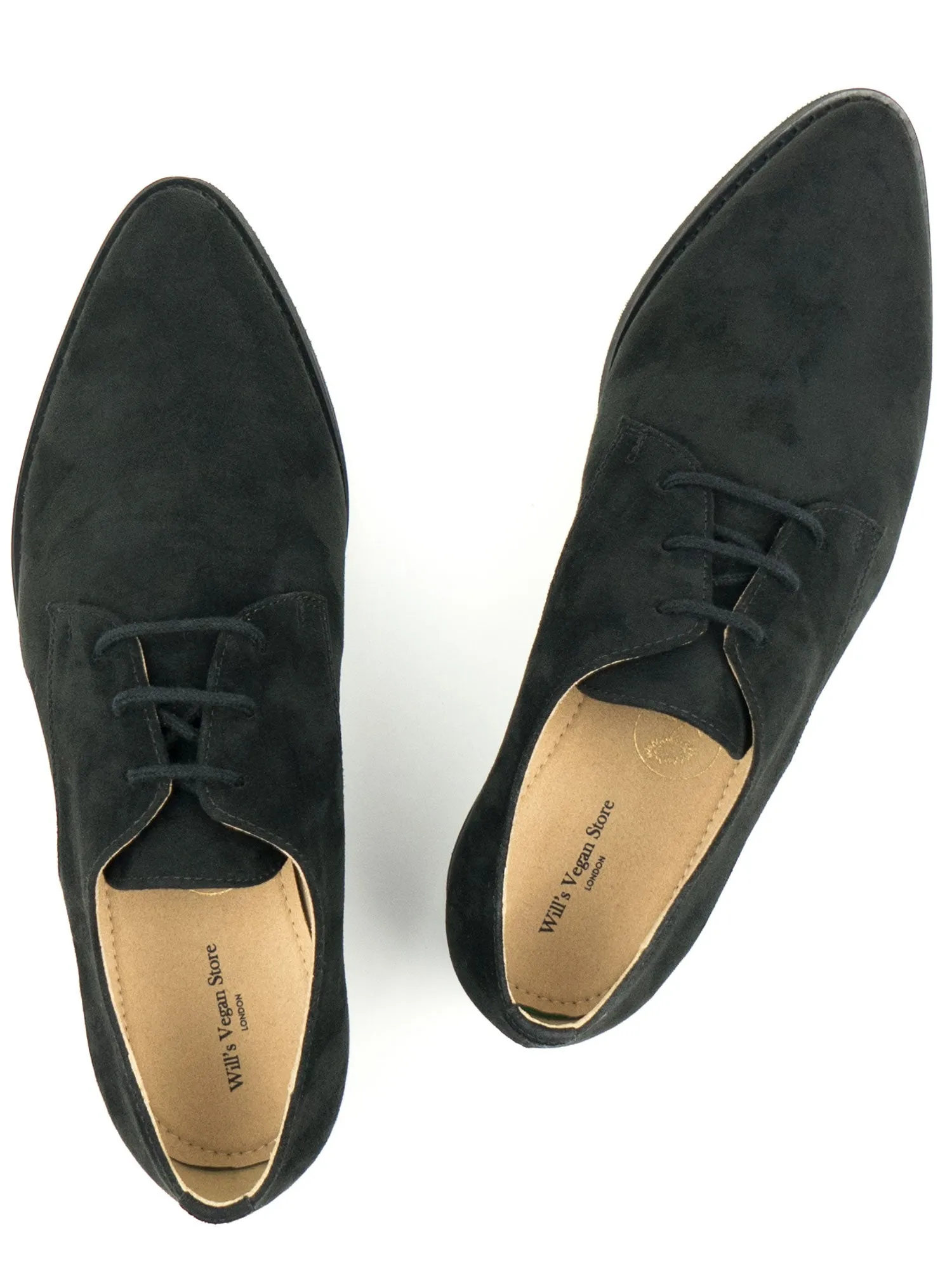Will's Vegan Store Point Toe Derbys