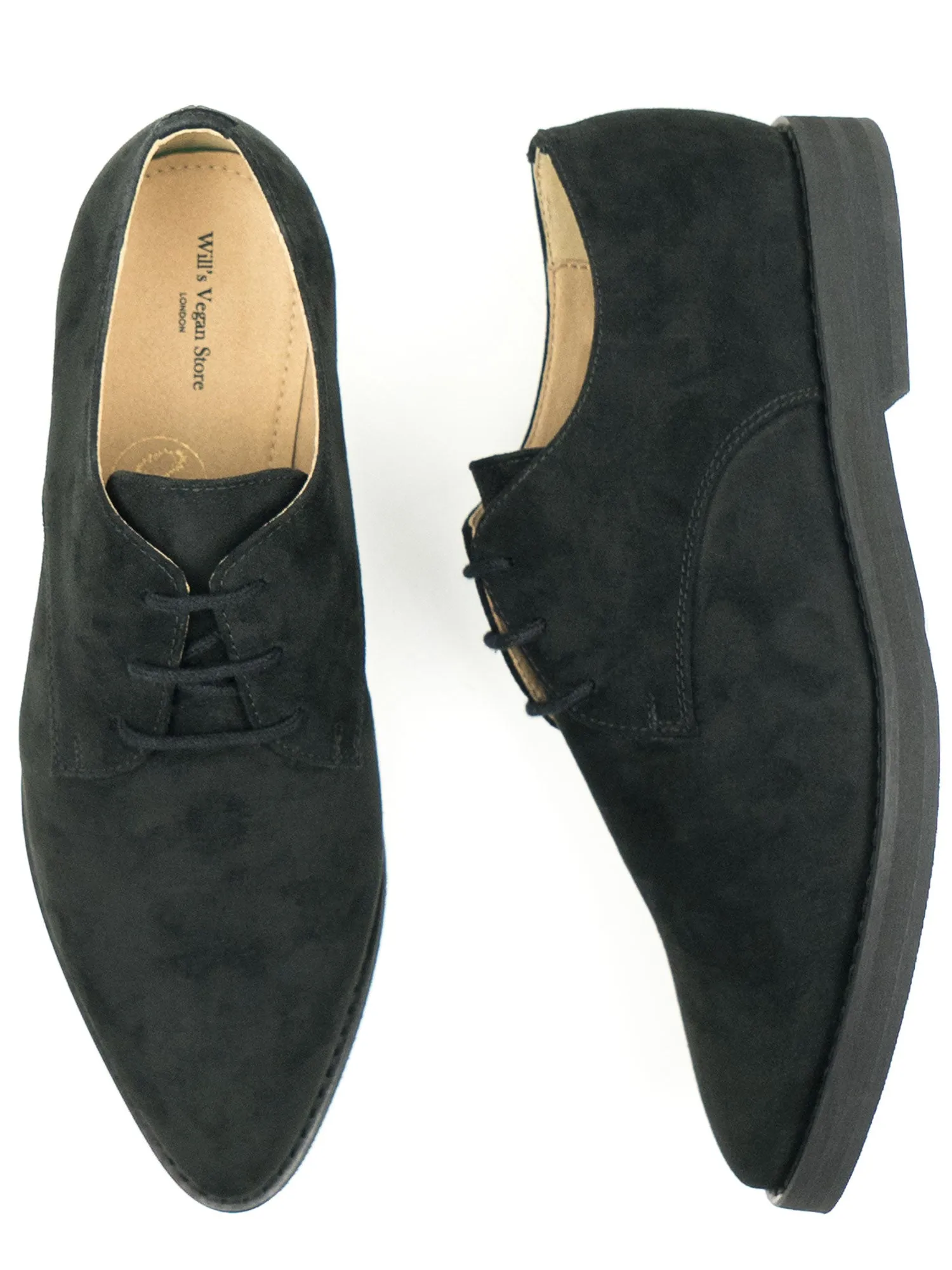 Will's Vegan Store Point Toe Derbys