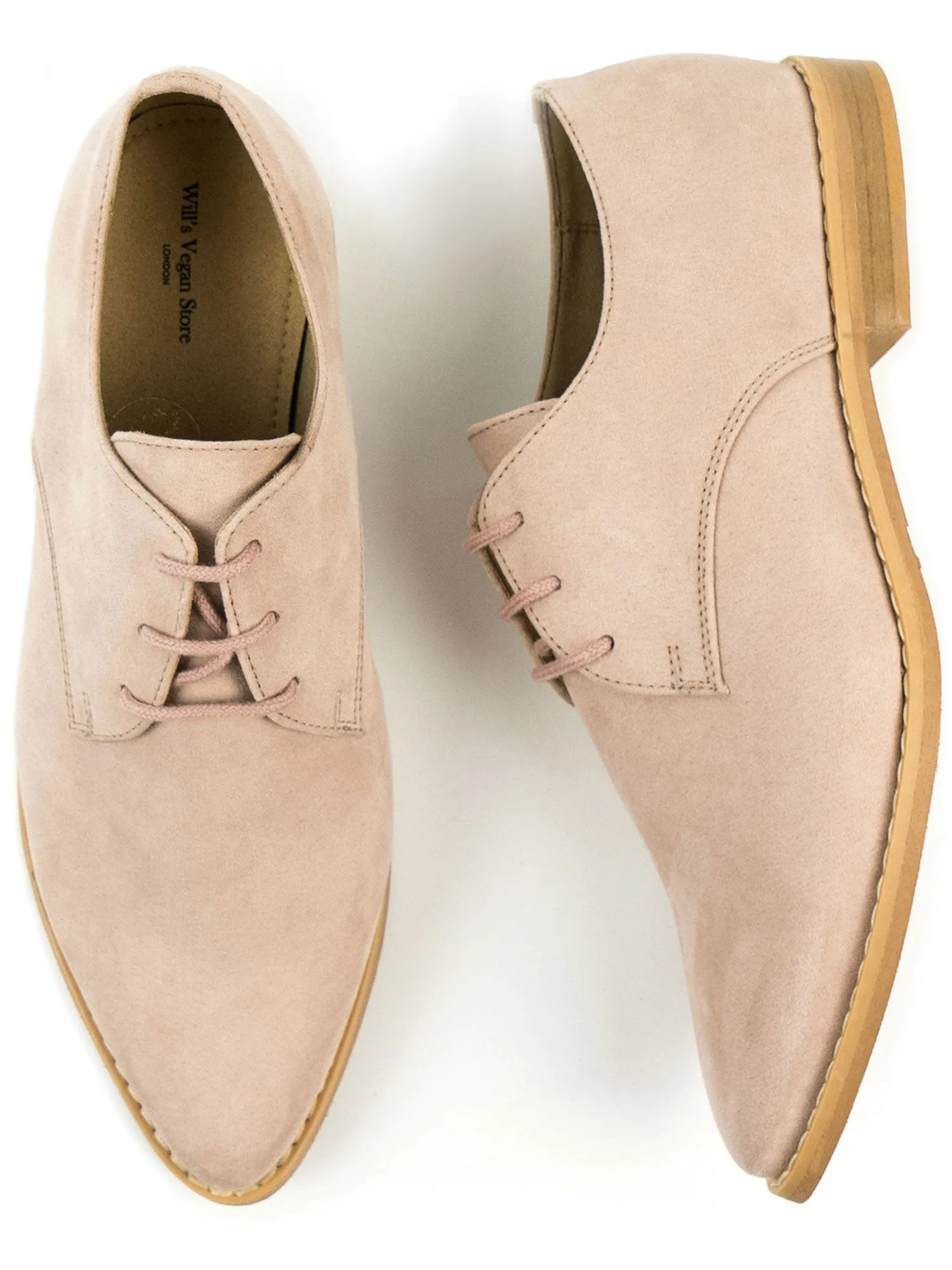 Will's Vegan Store Point Toe Derbys