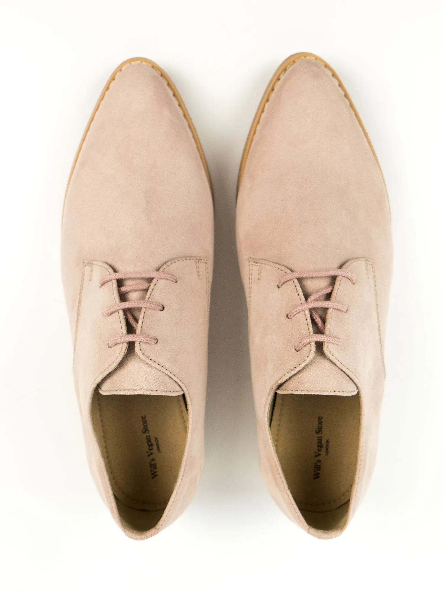 Will's Vegan Store Point Toe Derbys
