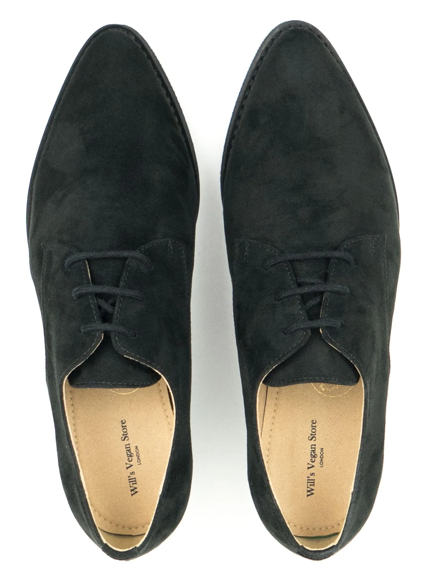 Will's Vegan Store Point Toe Derbys