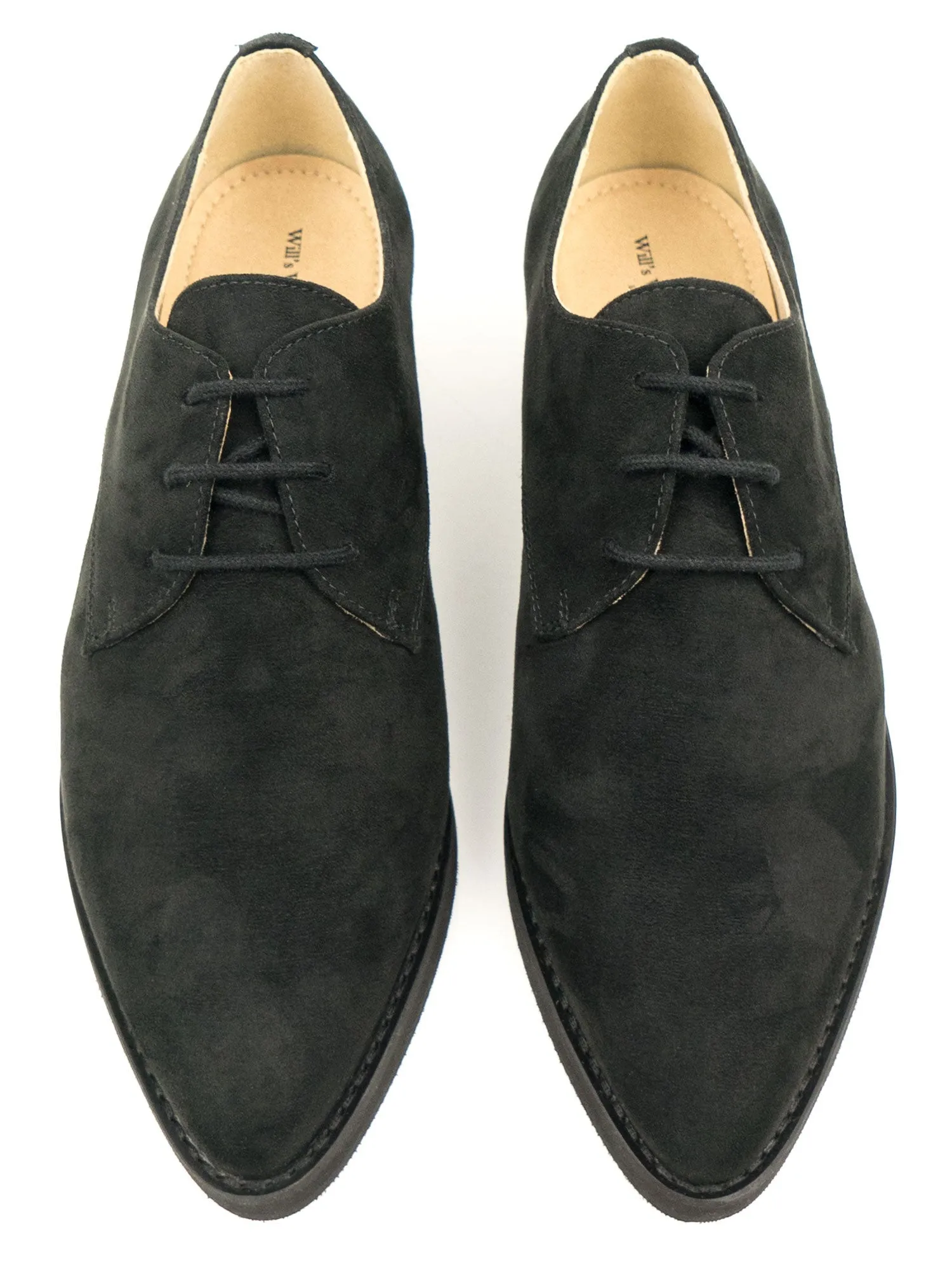 Will's Vegan Store Point Toe Derbys