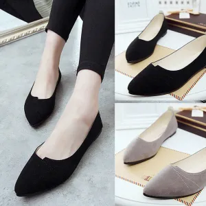 Women Flats Ladies Soft Slip-On Casual Boat Shoes