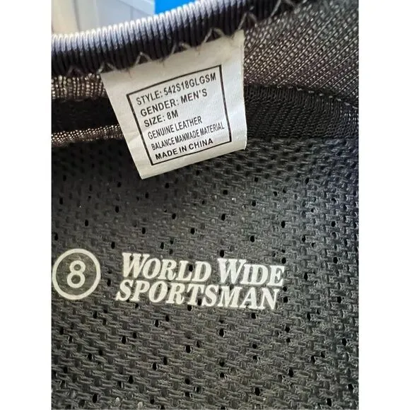 world wide sportsman mens shoes size 8M